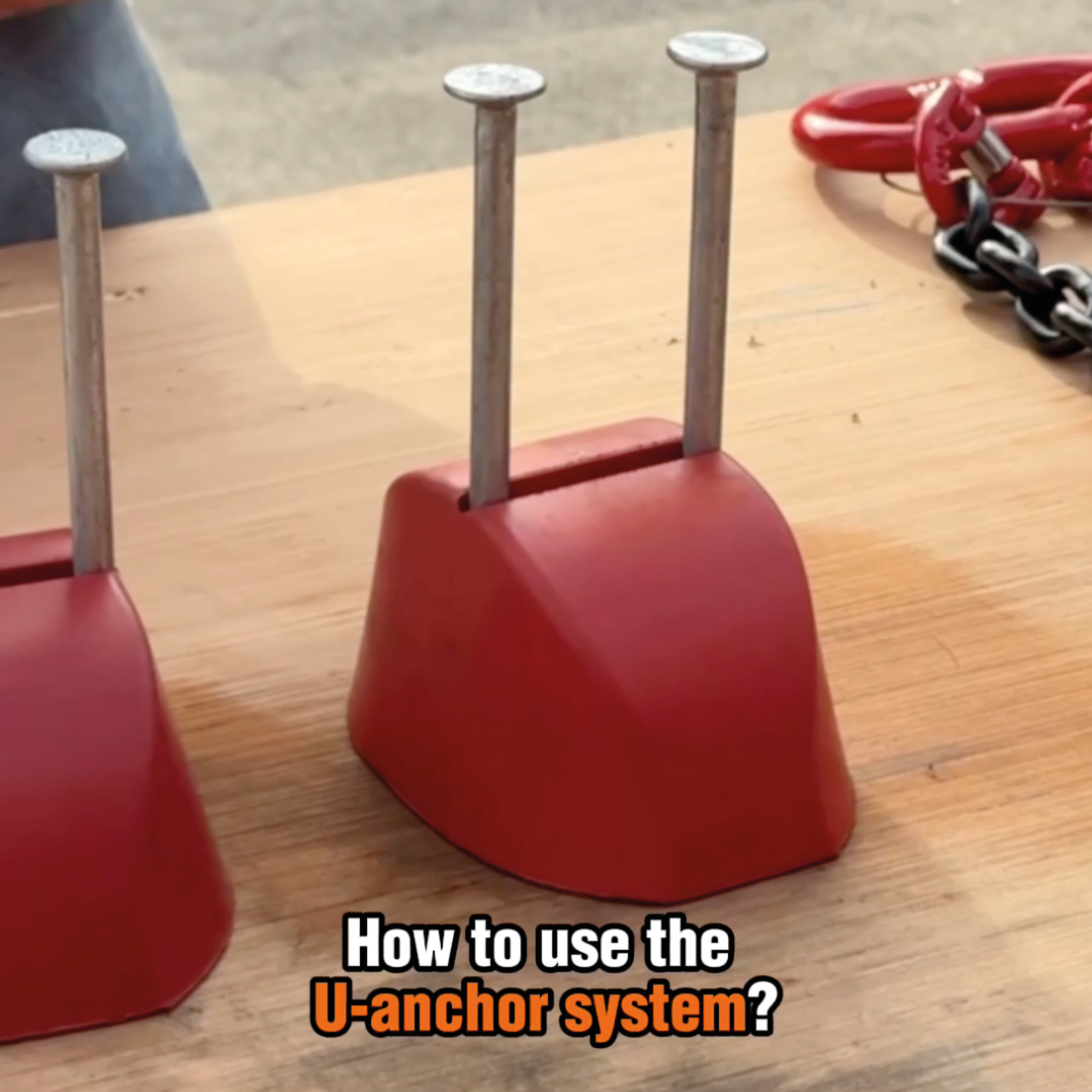 How to use the U-anchor system?